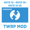 Bản TWRP MOD tự khởi động vào TWRP sau khi ODIN Flash xong - Dùng cho các dòng máy SAMSUNG NOTE 10, NOTE 10+, NOTE 10 5G